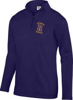 Wicking Fleece 1/4 Zip Pullover, Purple